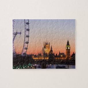 Puzzle Chambres du Parlement et de l'oeil de Londres