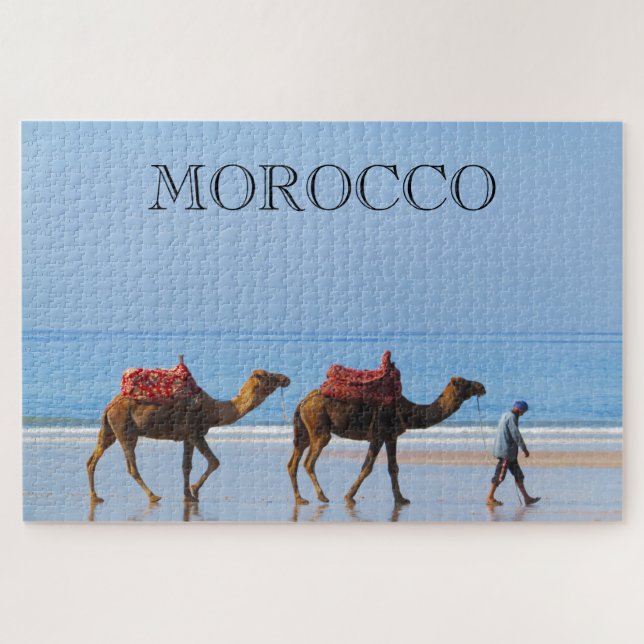 Puzzle chameaux de plage du maroc (Horizontal)