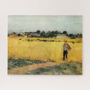 Puzzle Champ de céréales (par Berthe Morisot)