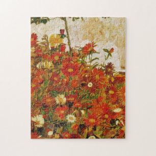 Puzzle Champ de fleurs par Egon Schiele