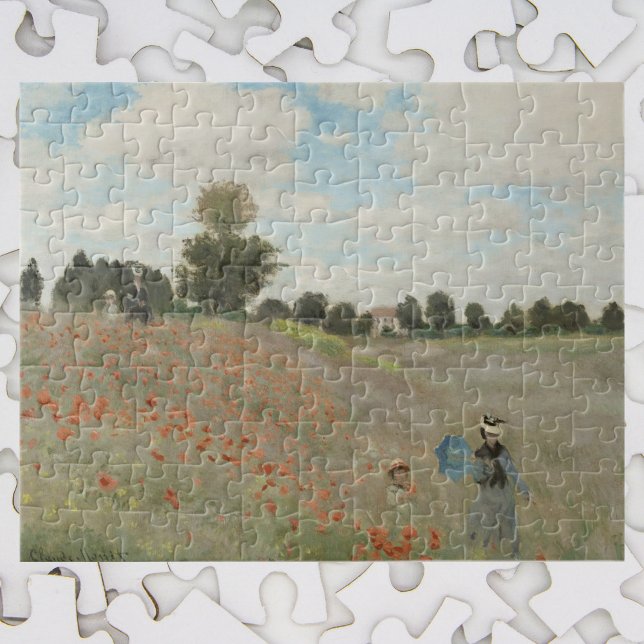 Puzzle Champ de pavot près d'Argenteuil par Claude Monet (Créateur téléchargé)