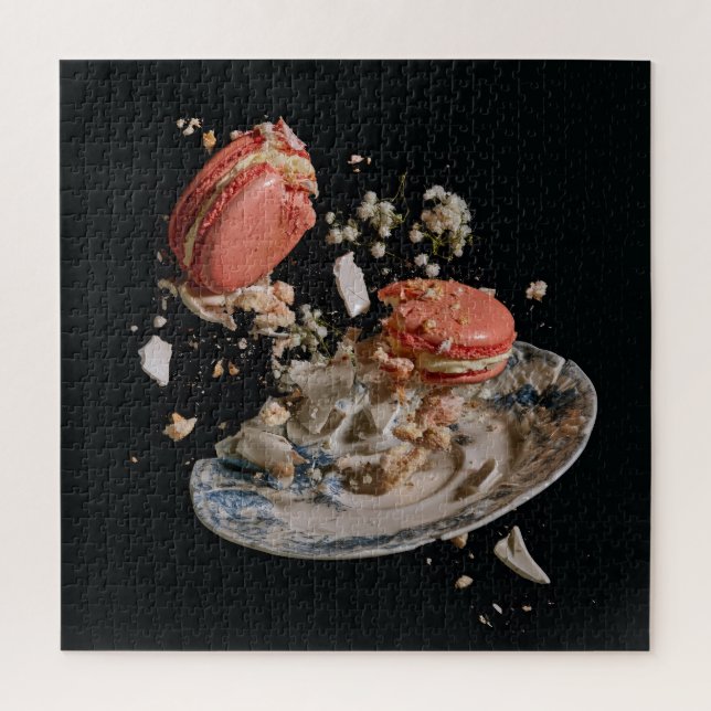 Puzzle Champagne & Macarons (Vertical)