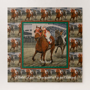 Puzzle Champion Thorougbred Seabiscuit Defeats Favoris