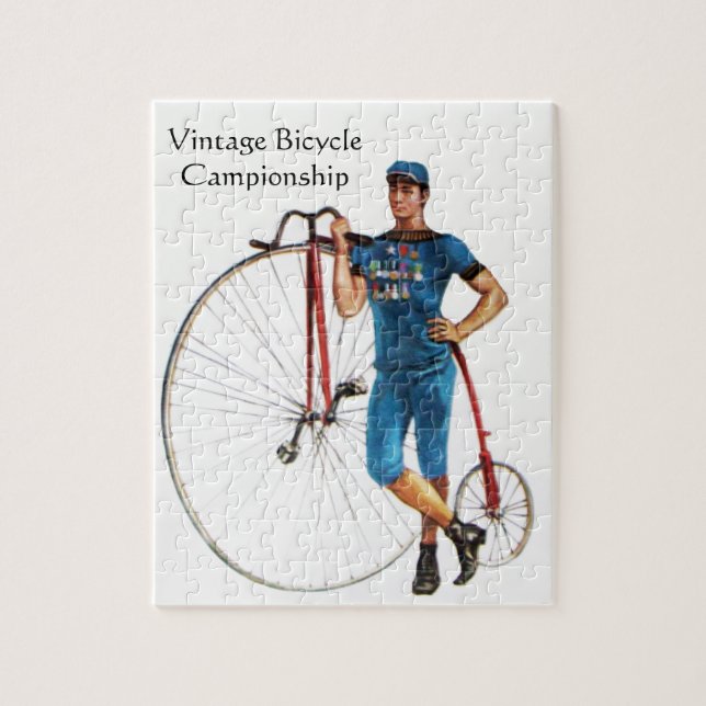 Puzzle Championnat vintage de bicyclette (Vertical)