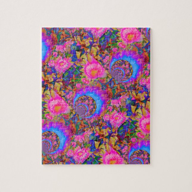 Puzzle Champs de tournesol pour toujours - rose (Vertical)