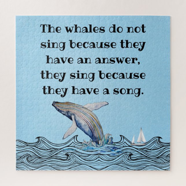 Puzzle Chanson de baleine (Vertical)