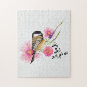 Puzzle Chanter Une Chanson Douce Pour Moi Chickadee Aquar