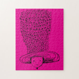 Puzzle Chapeau de fleurs