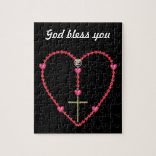 Puzzle Chapelet minuscule de coeurs
