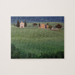 Puzzle Chapelle San Quirico d'Orcia, Toscane, Italie