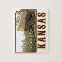 Chariot couvert du Kansas