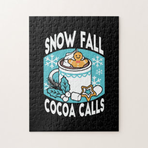 Puzzle Charme d'hiver et cacao chaud - Appels de cacao d'