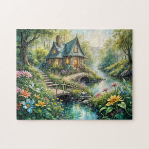 Puzzle Charming Cottage by Serene Stream