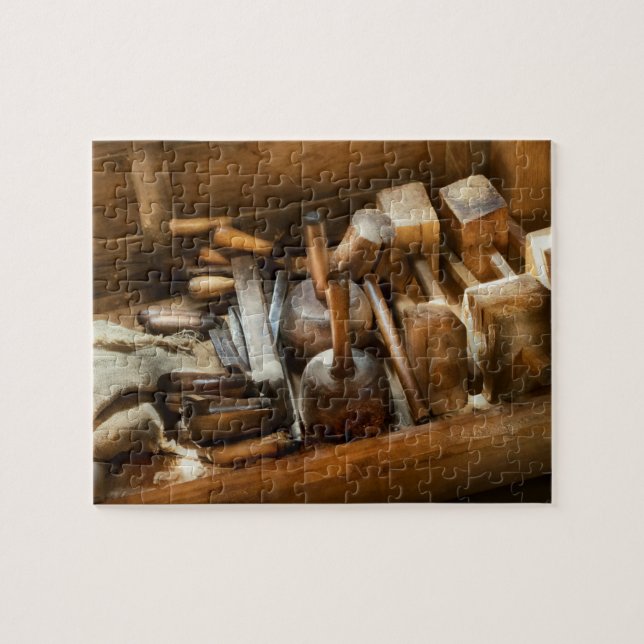 Puzzle Charpentier - Le charpentier Amish (Horizontal)