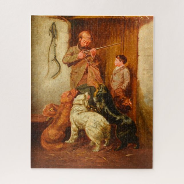 Puzzle Chasseur et garçon par Arthur Fitzwilliam Tait 187 (Vertical)