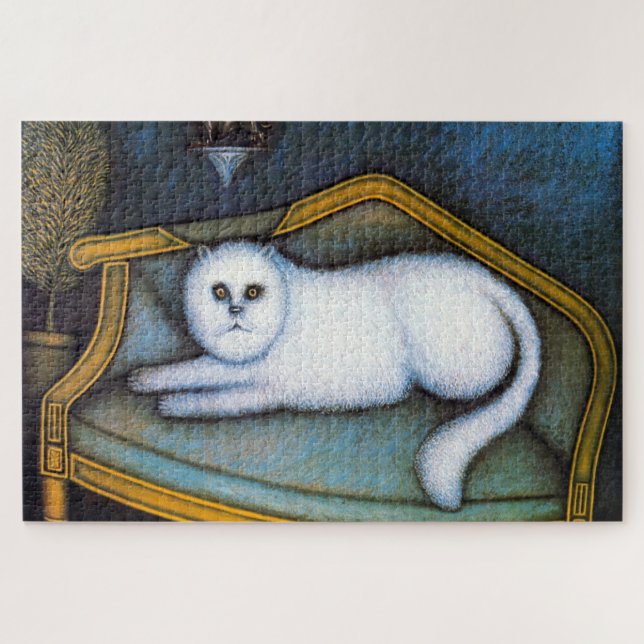 Puzzle Chat Angora, Morris Hirshfield (Horizontal)