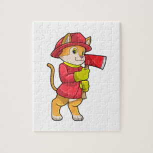Puzzle Chat comme pompier avec Ax