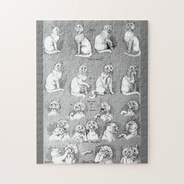 Puzzle Chat, Courtoisie & Mariage, Mariée, Louis Wain (Vertical)