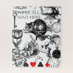 Puzzle Chat de Cheshire classique alice au pays des merve