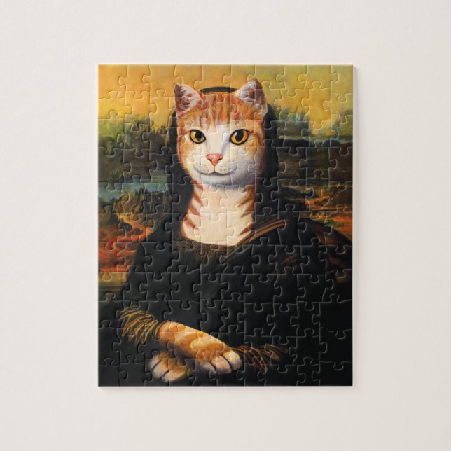 Puzzle Chat de Mona Lisa (Vertical)