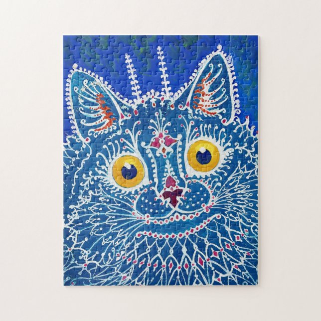 Puzzle Chat de style gothique, Louis Wain (Vertical)