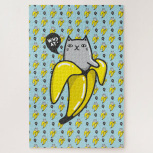 Puzzle Chat en banane