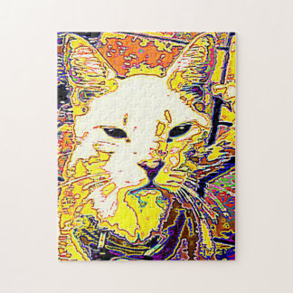 PUZZLE CHAT JAUNE LE PLUS DIFFICILE DU MONDE