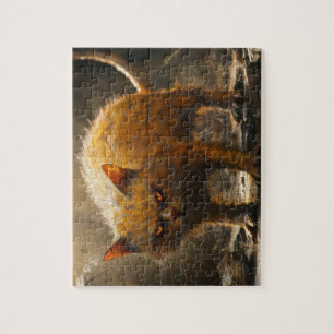 Puzzle Chat monstre
