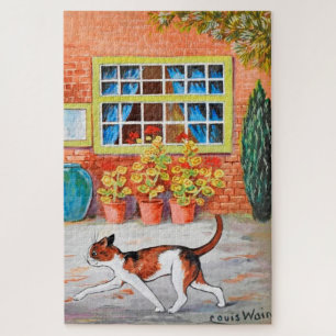 Puzzle Chat Prowling, Louis Wain