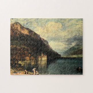 Puzzle Château antique vintage Chillon de la Suisse