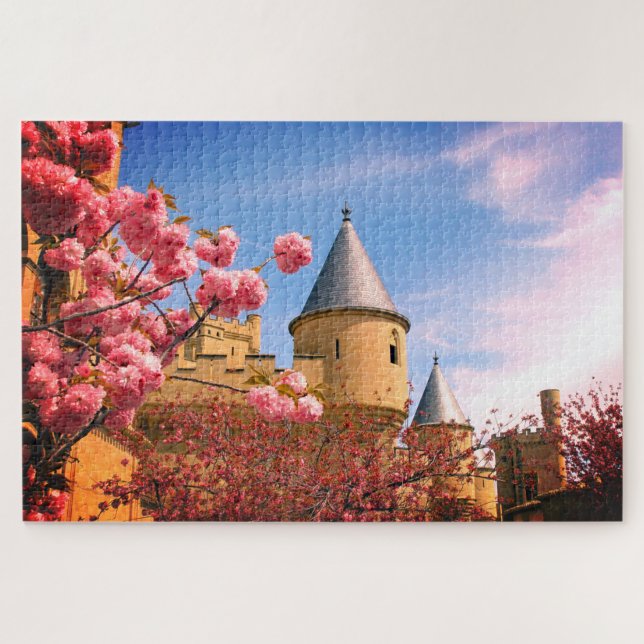 Puzzle Château aux fleurs (Horizontal)