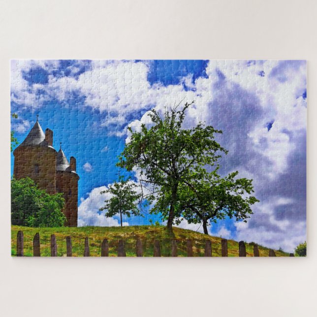 Puzzle Château Burgruine Allemagne. (Horizontal)