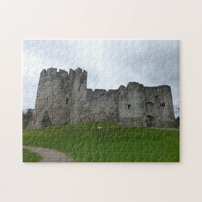 Puzzle Château de Chepstow au Pays de Galles (Horizontal)
