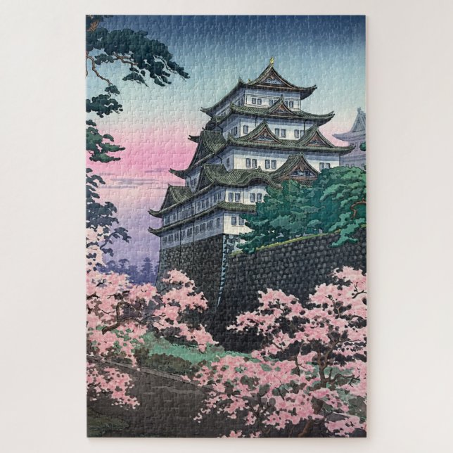 Puzzle Château de Nagoya par Tsuchiya Koitsu (Vertical)