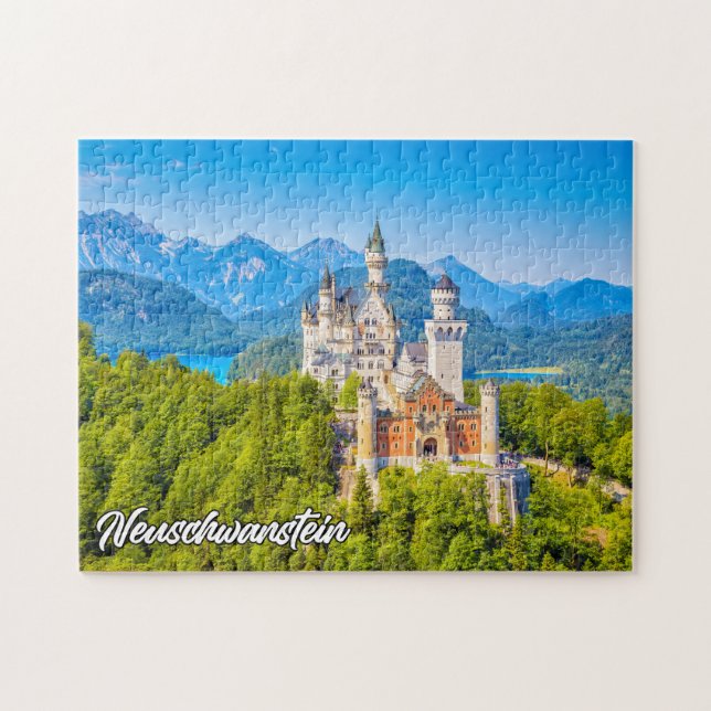Puzzle Château de Neuschwanstein, Allemagne (Horizontal)