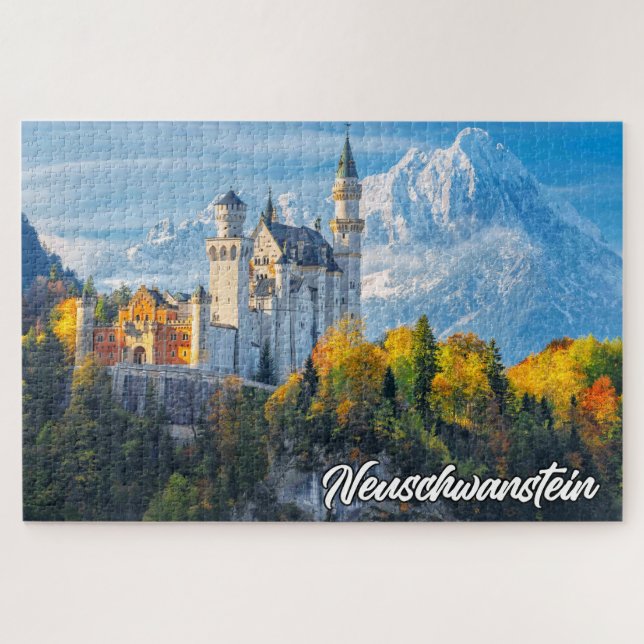 Puzzle Château de Neuschwanstein, Allemagne (Horizontal)