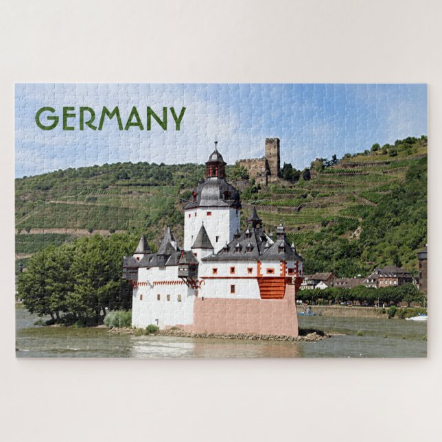 Puzzle Château de Pfalzgrafenstein, Rhin, Allemagne 3 (Horizontal)