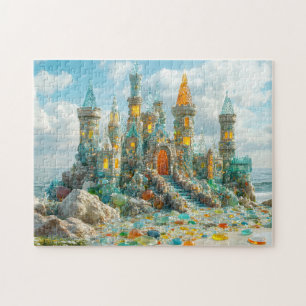 Puzzle Château de Verre de Mer Palais Cristal Océanique
