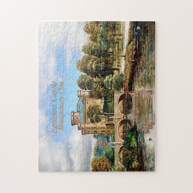 Puzzle Château Eglinton - Montgomery Clan écossais (Vertical)