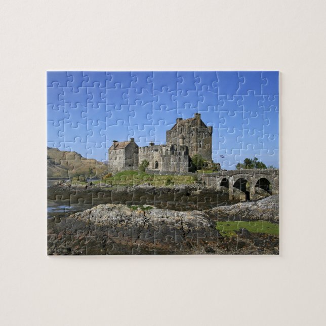 Puzzle Château Eilean Donan, Écosse. Le célèbre Eilean 2 (Horizontal)