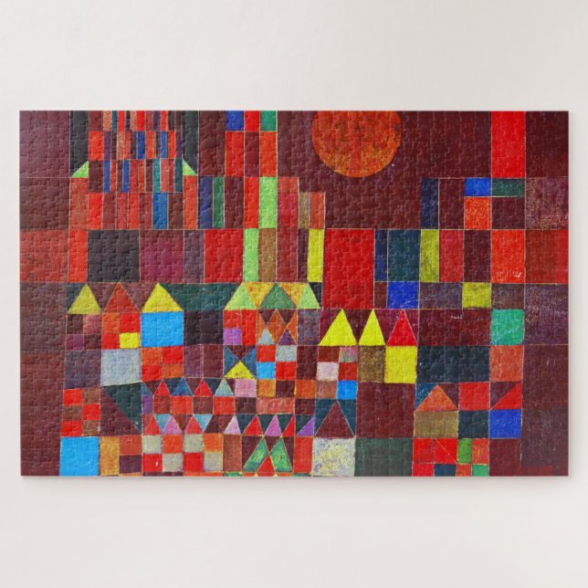 Puzzle Château et Soleil, Paul Klee (Horizontal)