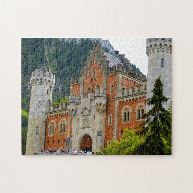 Puzzle Château Neuschwanstein Allemagne. (Horizontal)