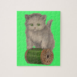 Puzzle Chaton blanc Corticelli 1930