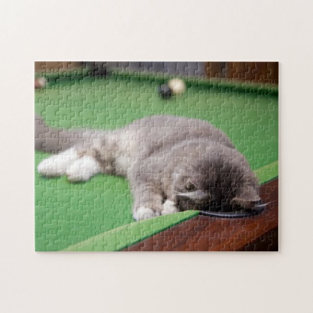 Puzzle Chaton jouant la piscine (Horizontal)