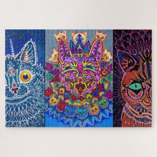 Puzzle Chats décoratifs de Louis Wain