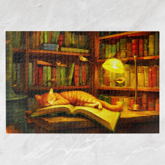 Puzzle Chat's Swood Cute Kitten Cadeau pour Amoureux des