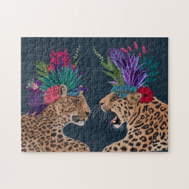 Puzzle Chaud House Leopards | Un couple (Horizontal)