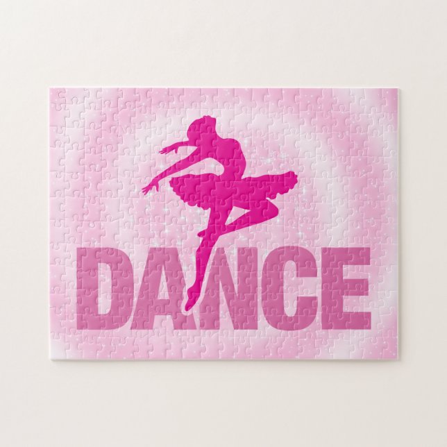 Puzzle Chaud rose Ballerina Dance Étincelle (Horizontal)