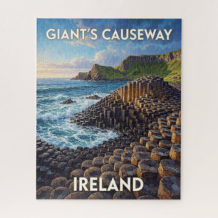Puzzle Chaussée du Géant Irlande Paysage de Roches Hexago
