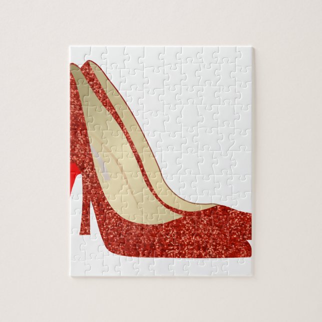 Puzzle chaussons rubis (Vertical)